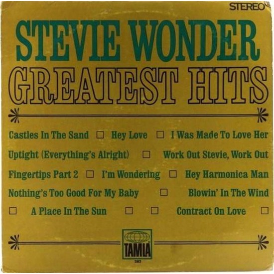 Пластинка Stevie Wonder Greatest hits